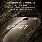 For iPhone 16 Pro Max Benks Black Gold Series 3D Heat Bending Full Glue Full Coverage HD Tempered Film
