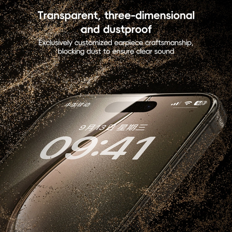 For iPhone 16 Plus Benks Black Gold Series 3D Heat Bending Full Glue Full Coverage HD Tempered Film