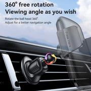 Yesido C251 Car Air Outlet Gravity Clamp Mobile Phone Holder(Black)
