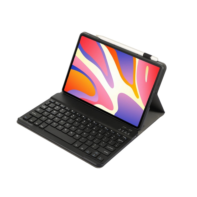 For Huawei MatePad SE 11 2024 AH21 Ultra-thin Detachable Bluetooth Keyboard Leather Tablet Case(Black)