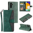 For Samsung Galaxy S25 5G Nail Skin Feel Stitching Calf Texture Leather Phone Case(Green) - Galaxy S25 5G Cases by PMC TechLife | Online Shopping South Africa | PMC TechLife | Buy Now Pay Later Mobicred