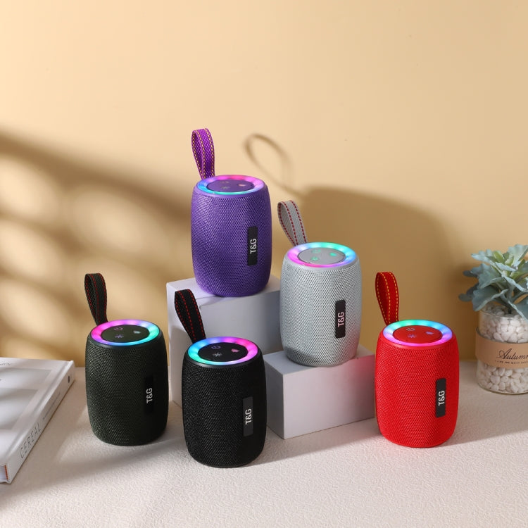 T&G TG434 Outdoor Portable Wireless Bluetooth Speaker(Purple)