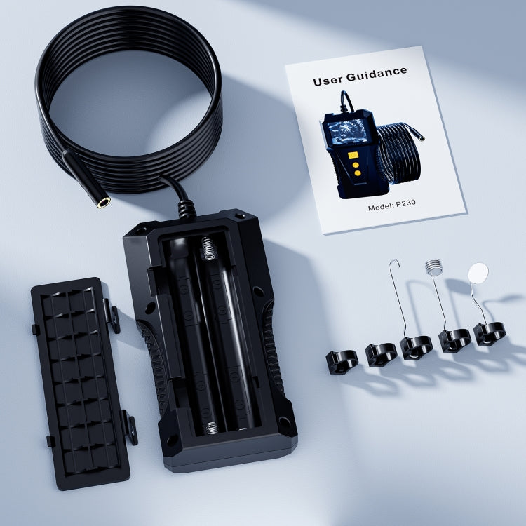 P230 8mm 2 inch Single Camera Endoscope with Screen, Length:15m