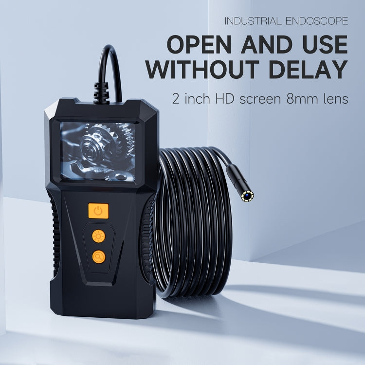 P230 8mm 2 inch Single Camera Endoscope with Screen, Length:20m