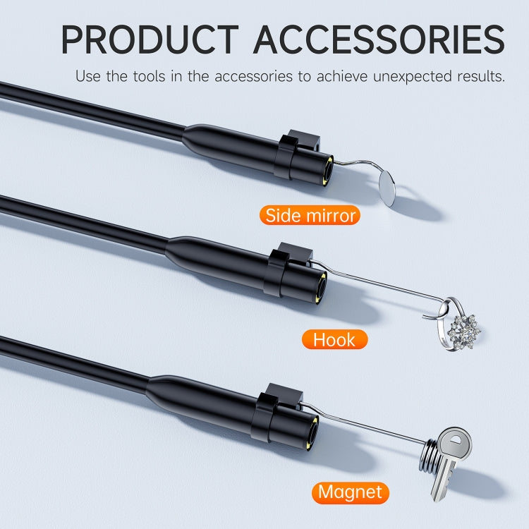 P230 8mm 2 inch Single Camera Endoscope with Screen, Length:20m