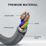 Onten SL201 CAT5E Ethernet Connection Cable for Starlink Gen2, Length:5m