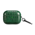 For AirPods 3 Crocodile Texture Earphone Protective Case(Dark Green) - For AirPods 3 by PMC Jewellery | Online Shopping South Africa | PMC Jewellery | Buy Now Pay Later Mobicred