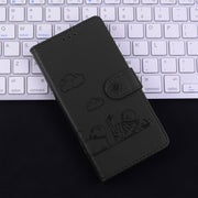 For Tecno Spark Go 2024 / 20 / 20C Cute Cats RFID Leather Phone Case(Black)