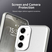 For Samsung Galaxy S25+ 5G Candy PC Hybrid TPU Shockproof Phone Case(White)