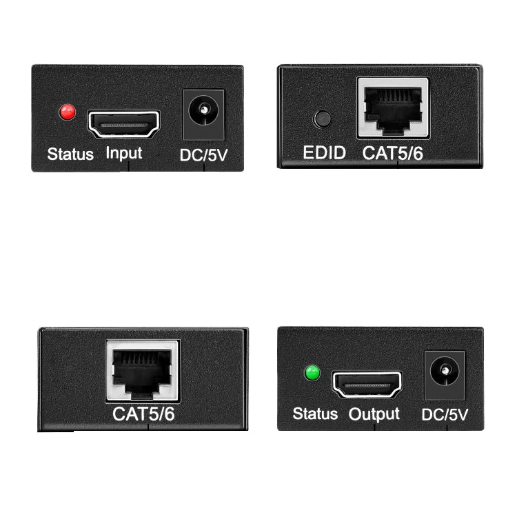 4K HDMI to RJ45 Network Extender, Transmission Distance: 120m(UK Plug)