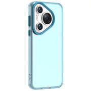 For Huawei Pura 70 Candy PC Hybrid TPU Shockproof Phone Case(Blue)