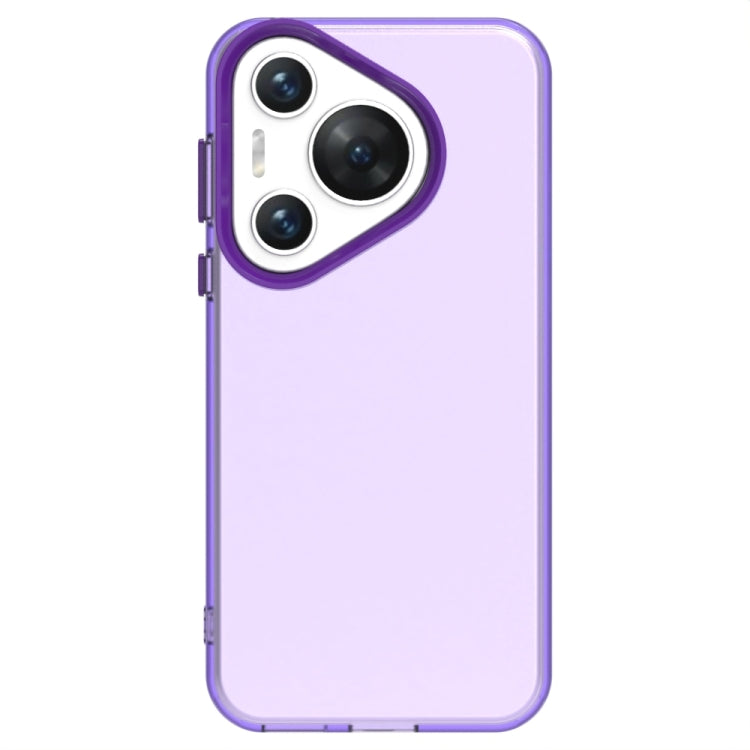 For Huawei Pura 70 Pro Candy PC Hybrid TPU Shockproof Phone Case(Purple)