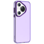 For Huawei Pura 70 Pro Candy PC Hybrid TPU Shockproof Phone Case(Purple)
