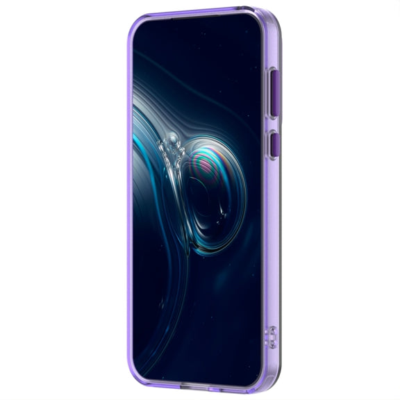For Huawei Pura 70 Pro Candy PC Hybrid TPU Shockproof Phone Case(Purple)