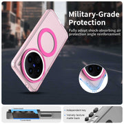 For vivo X200 Candy Magsafe PC Hybrid TPU Phone Case(Red)