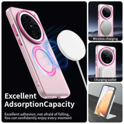 For vivo X200 Candy Magsafe PC Hybrid TPU Phone Case(Red)