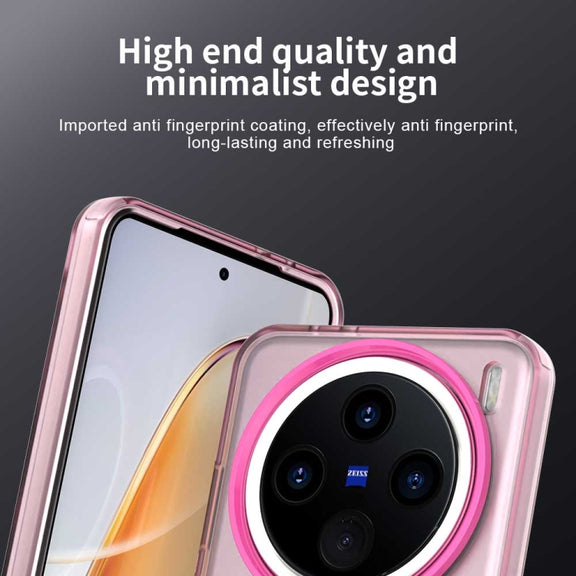 For vivo X200 Candy Magsafe PC Hybrid TPU Phone Case(Red)