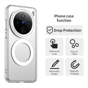 For vivo X200 Pro mini Candy Magsafe PC Hybrid TPU Phone Case(White)