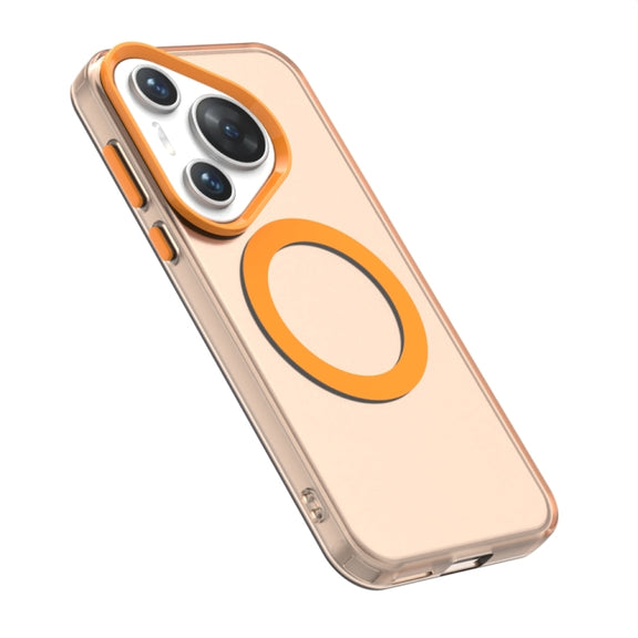 For Huawei Pura 70 Pro+ Candy Magsafe PC Hybrid TPU Phone Case(Orange)