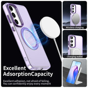 For Samsung Galaxy S25 5G Candy Magsafe PC Hybrid TPU Phone Case(Purple)