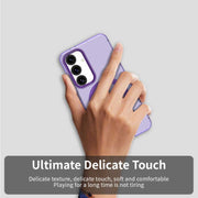 For Samsung Galaxy S25 5G Candy Magsafe PC Hybrid TPU Phone Case(Purple)