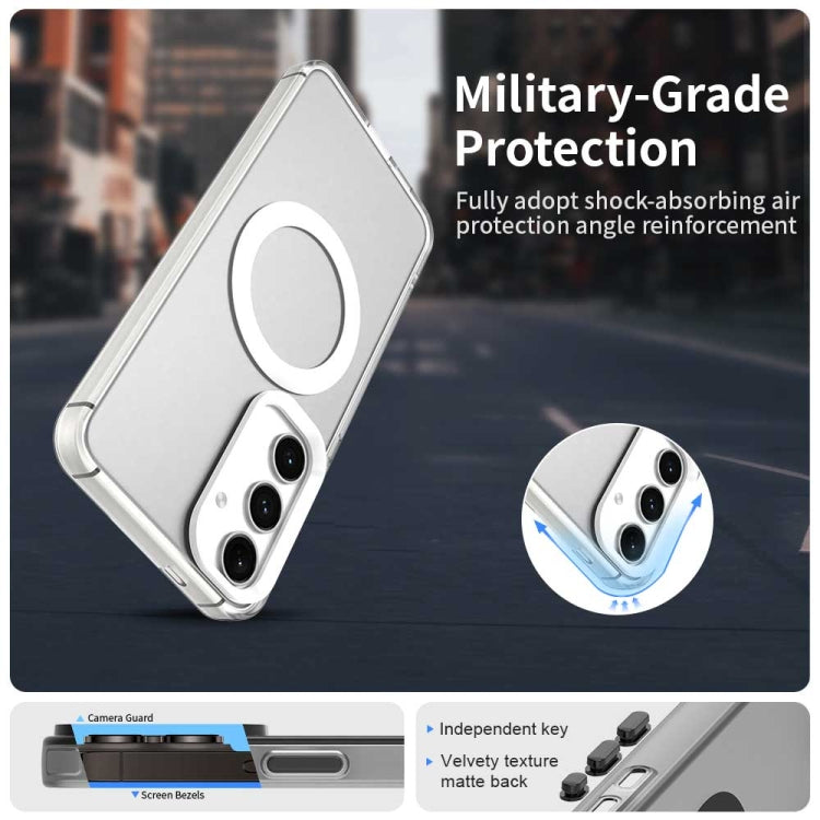 For Samsung Galaxy S25+ 5G Candy Magsafe PC Hybrid TPU Phone Case(White)