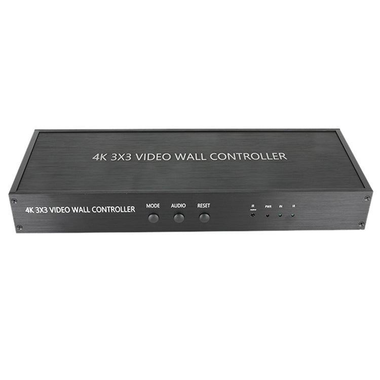 NK-BT88 4K 3x3 HDMI Video Wall Controller Multi-screen Splicing Processor with Remote Controller, Plug:UK Plug