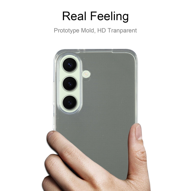 For Samsung Galaxy S25+ 5G Ultra-thin Transparent TPU Phone Case