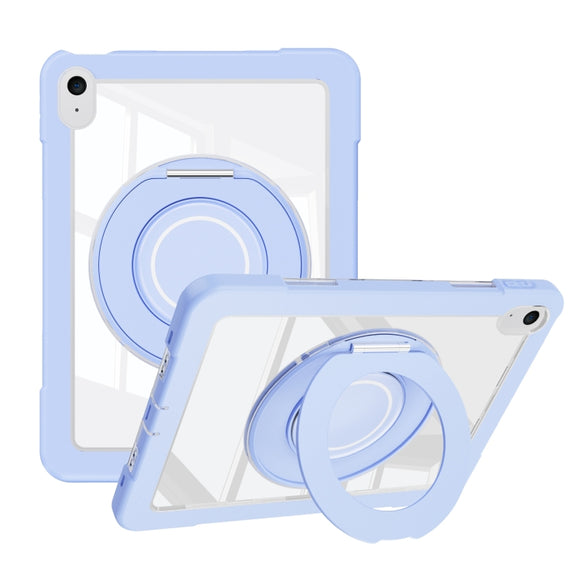 For iPad 2025 / 2022 Crystal Armor PC Hybrid TPU Tablet Case(Blue)