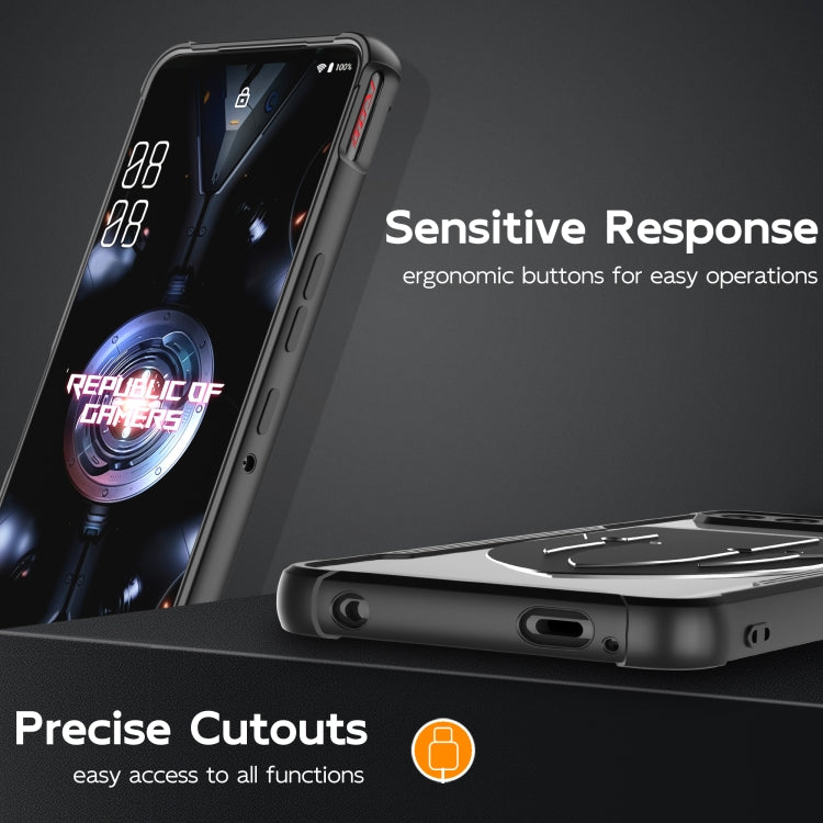 For ASUS ROG Phone 5 Cooling 3 in 1 Phone Case(Black)