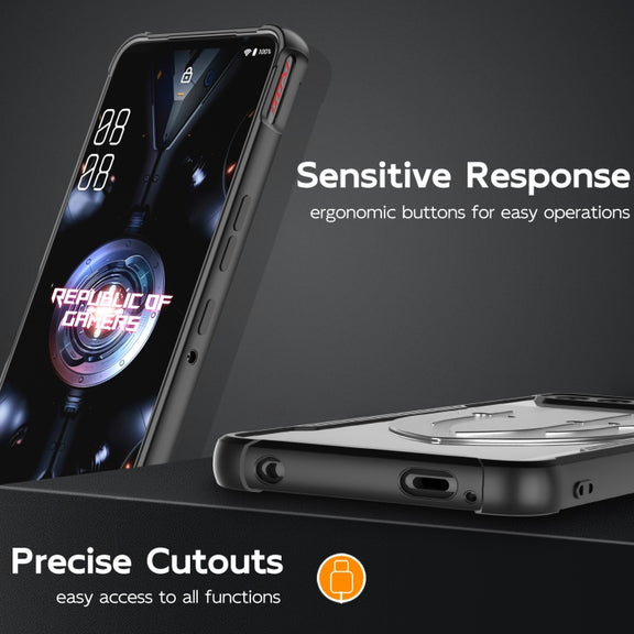 For ASUS ROG Phone 5 Cooling 3 in 1 Phone Case(Silver)
