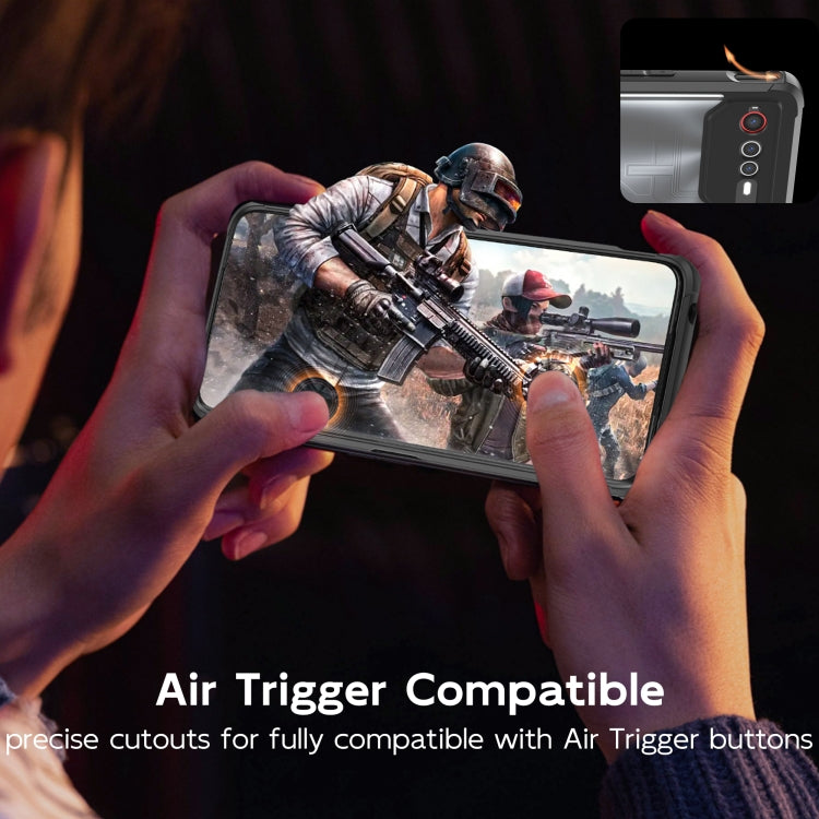 For ASUS ROG Phone 7 / 6 Cooling 3 in 1 Phone Case(Black)
