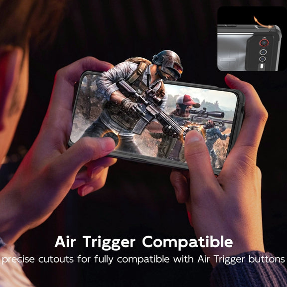 For ASUS ROG Phone 7 / 6 Cooling 3 in 1 Phone Case(Silver)