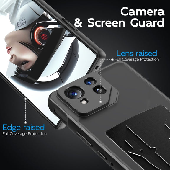 For ASUS ROG Phone 8 / 8 Pro Cooling 3 in 1 Phone Case(Black)
