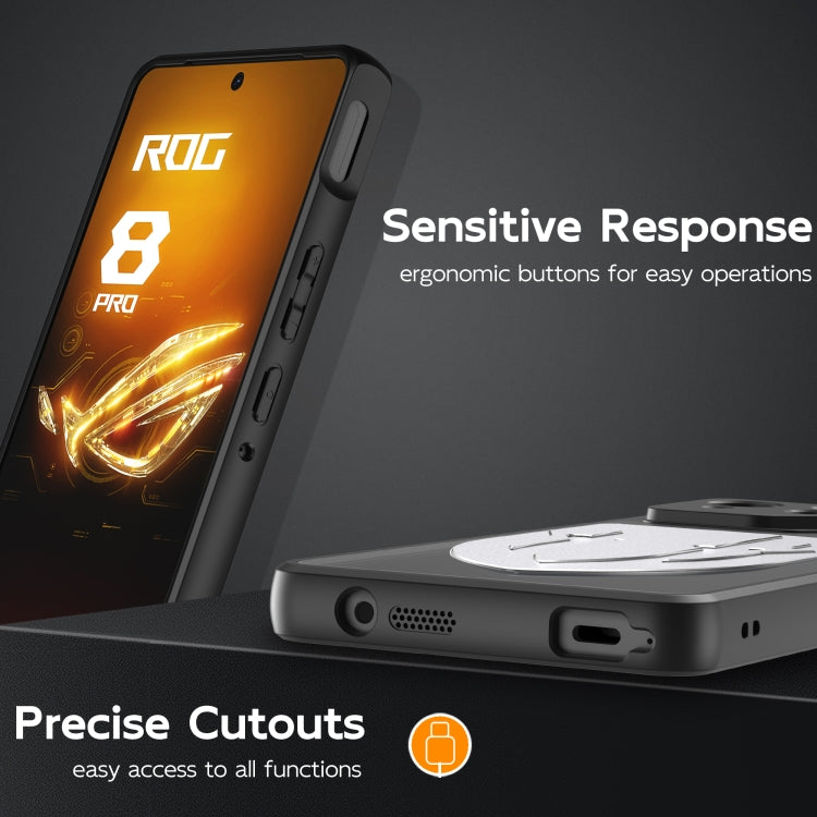 For ASUS ROG Phone 8 / 8 Pro Cooling 3 in 1 Phone Case(Silver)