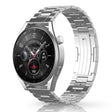 For Huawei Watch GT 5 / GT 4 46mm Button Style Three Beads Titanium Steel Quick Release Watch Band(Silver) - free shipping - PMC TechLife - Order now!