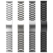 For Huawei Watch GT 5 / GT 4 46mm Button Style Three Beads Titanium Steel Quick Release Watch Band(Silver)