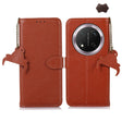 For Honor X9c Genuine Leather Litchi Texture RFID Leather Phone Case(Coffee) - Honor Cases by PMC TechLife | Online Shopping South Africa | PMC TechLife | Buy Now Pay Later Mobicred