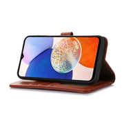 For Honor X9c Genuine Leather Litchi Texture RFID Leather Phone Case(Coffee)