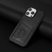 For iPhone 16 Pro Max AZNS K1 Series Card Slot Business Phone Case(Black)