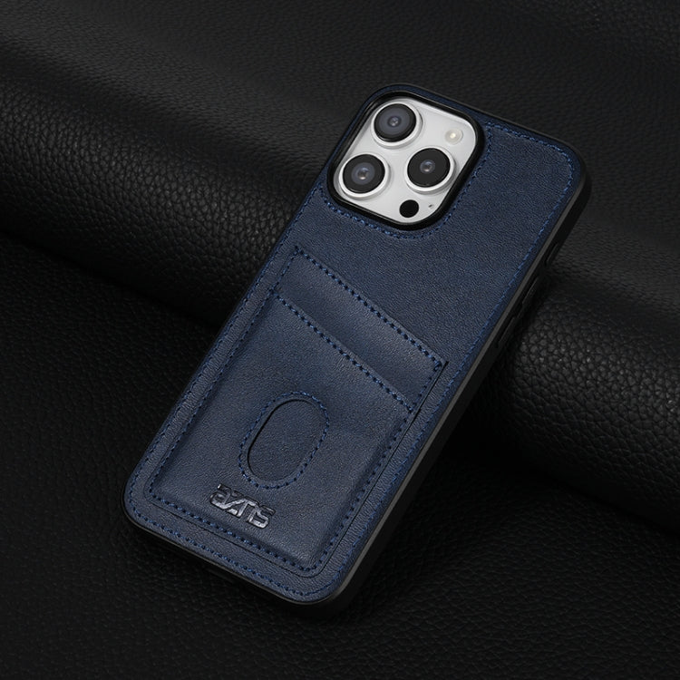 For iPhone 16 Pro Max AZNS K1 Series Card Slot Business Phone Case(Blue)
