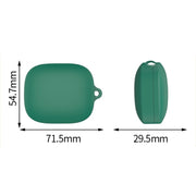For Redmi Buds 6 Bluetooth Earphone Silicone Protective Case(Dark Green)