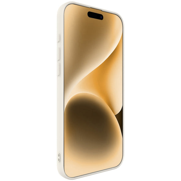 For iPhone 16 Pro imak UC-4 Series Straight Edge TPU Phone Case(White)