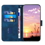 For Samsung Galaxy S25+ 5G YX0060 Elephant Head Embossed Phone Leather Case with Lanyard(Royal Blue)