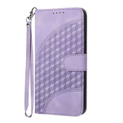 For Samsung Galaxy S25+ 5G YX0060 Elephant Head Embossed Phone Leather Case with Lanyard(Light Purple)