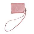 For AirPods 4 Cowhide Texture PU Headset Shockproof Case(Pink) - For AirPods 4 by PMC Jewellery | Online Shopping South Africa | PMC Jewellery | Buy Now Pay Later Mobicred