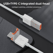 NK-1033TL Pro USB-C / Type-C, 8 Pin, USB to USB-C / Type-C, 2 x USB, RJ45, 3.5mm Multi-function Adapter(White)