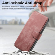 For iPhone 16 CaseNeo MagSafe RFID Anti-theft Retro Leather Phone Case(Pink)