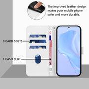 For Ulefone Note 14 Skin Feel Solid Color Leather Phone Case with Lanyard(White)