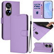 For Ulefone Note 17 Pro Skin Feel Solid Color Leather Phone Case with Lanyard(Lavender Purple) - free shipping - PMC Jewellery - Order now!